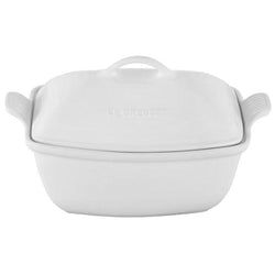 Le+Creuset+Heritage+Stoneware+Deep+Baker+with+Lid%2C+4.5+qt.