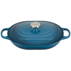 Le+Creuset+3.75+qt+Signature+Oval+Casserole+-+Discover+Gourmet