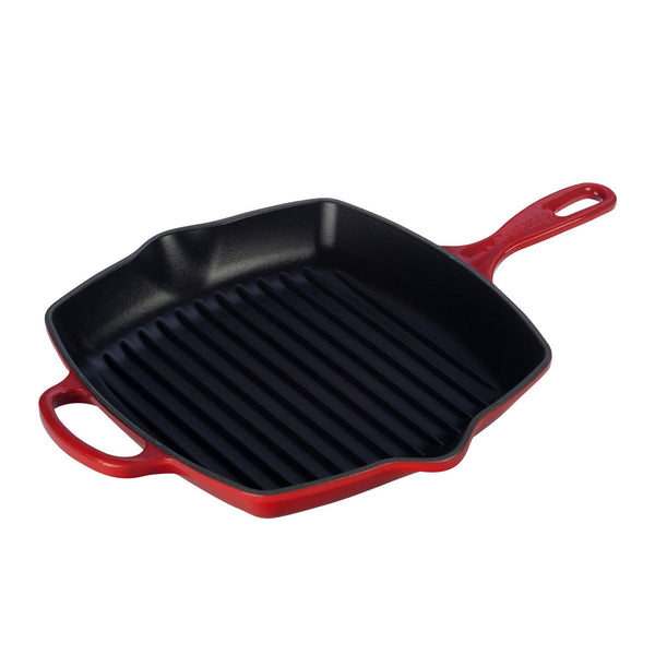 http://discovergourmet.com/cdn/shop/products/Le-Creuset-7-Piece-Signature-Cast-Iron-Set-10.25_-Square-Skillet-Grill-Cerise-Discover-Gourmet_grande.jpg?v=1672342497