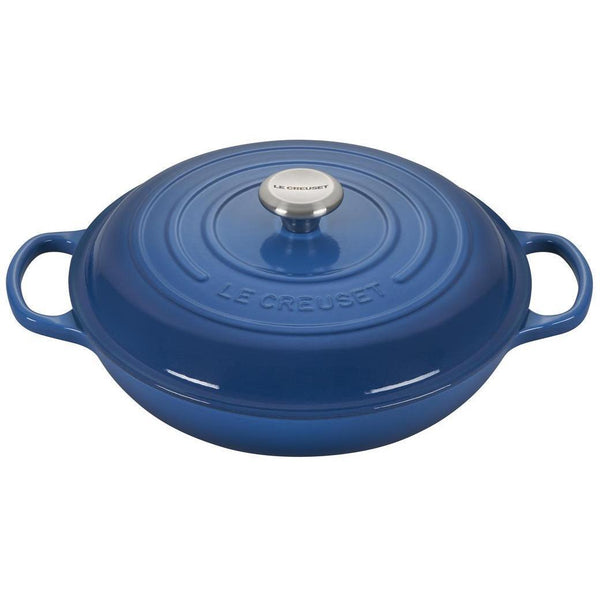 Le Creuset 11.25 Cast Iron Fry Pan w/ PhenolicHandle ,Licorice