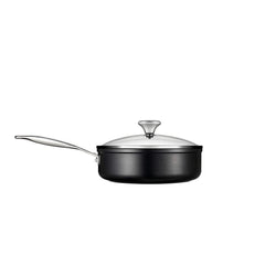 Le+Creuset+Toughened+Nonstick+PRO+3.5+qt.+Saut%C3%A9+Pan+with+Glass+Lid+-+Discover+Gourmet