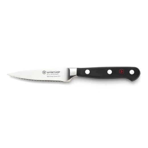 Wusthof Classic Fully Serrated Paring Knife - 3.5″ - Discover Gourmet