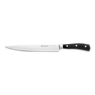 Wusthof Classic Ikon Hollow Edge Carving Knife - Discover Gourmet
