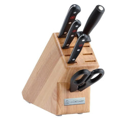 Wusthof+Gourmet+6-piece+Starter+Knife+Block+Set+-+Acacia
