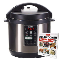 Zavor+LUX+Quart+Multi-cooker+with+America%27s+Test+Kitchen+Multicooker+Perfection+Cookbook%2C+Stainless+Steel