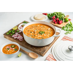 Le+Creuset++6.75+qt+Signature+Cast+Iron+Wide+Round+Dutch+Oven+-+Discover+Gourmet