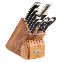 Wusthof+Classic+Ikon+11-piece+Knife+Block+Set+-+Acacia+-+Discover+Gourmet