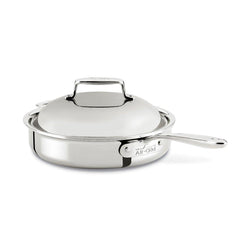 All-Clad+d7+Stainless+3+Qt.+Pan+Roaster+with+Domed+Lid+-+Discover+Gourmet