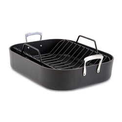All-Clad+HA1+Nonstick+Roasting+Pan+with+Rack+-+Discover+Gourmet