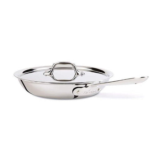 All-Clad Stainless 10″ Fry Pan with Lid - Discover Gourmet