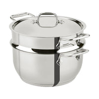 All-Clad Stainless Steel 5 Qt Steamer Pot with Insert - Discover Gourmet