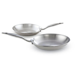 Heritage+Steel+5-ply+Stainless+Fry+Pan+Set+-+8.5%E2%80%B3+%26+10.5%E2%80%B3+-+Discover+Gourmet