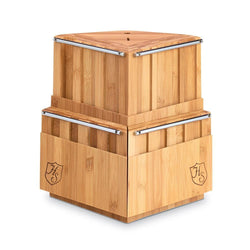 Hammer+Stahl+18-Slot+Revolving+Bamboo+Block+-+Discover+Gourmet