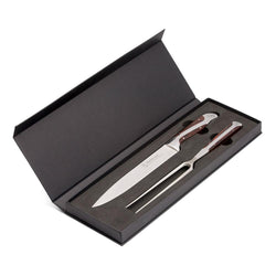 Hammer+Stahl+BBQ+Carving+Knife+%26+Fork+Gift+Set+-+Discover+Gourmet
