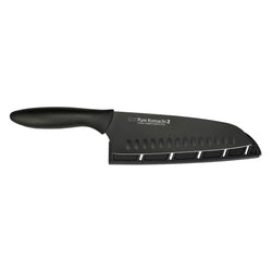 Kai+Pure+Komachi+2+HG+Santoku+6.5%E2%80%B3+w%2F+sheath+%28Black%29+-+Discover+Gourmet