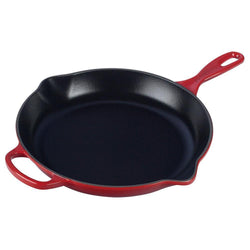 Le+Creuset+11.75%E2%80%B3+Enameled+Cast+Iron+Signature+Round+Skillet+with+Handle+-+Discover+Gourmet