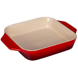 Le+Creuset+Stoneware+2.2+Qt+Square+Dish+-+Discover+Gourmet