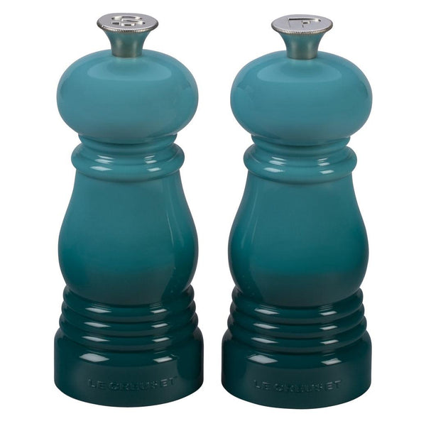 Le Creuset Salt and Pepper Mill Set - Black & White