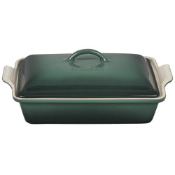 Le+Creuset+4+qt+Stoneware+Heritage+Covered+Rectangular+Casserole+-+Discover+Gourmet