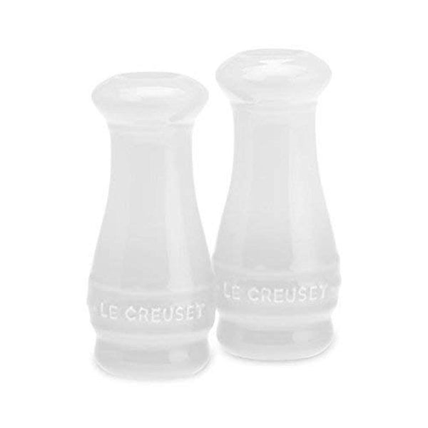 Le Creuset Salt and Pepper Shakers - White