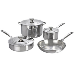 Le+Creuset+7+Piece+Stainless+Steel+Set+-+Discover+Gourmet