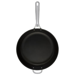 Le+Creuset+12.5%22+Nonstick+Deep+Fry+Pan+with+Helper+Handle+-+Discover+Gourmet