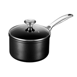 Le+Creuset+Toughened+Nonstick+PRO+2+qt.+Saucepan+with+Glass+Lid+-+Discover+Gourmet