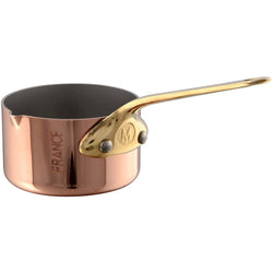 Mauviel+M%27Heritage+Mini+Copper+Saucepan+with+Pouring+Edge+and+Bronze+Handle+-+2%E2%80%B3+-+Discover+Gourmet