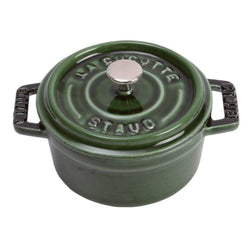 Staub+Cast+Iron+0.25-qt+Mini+Round+Cocotte+-+Discover+Gourmet