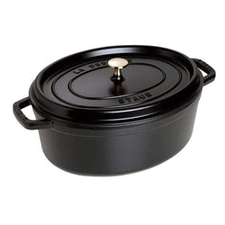 Staub+Cast+Iron+1+Qt.+Oval+Cocotte+-+Discover+Gourmet