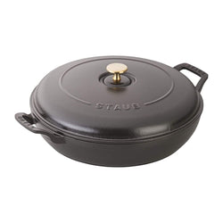 Staub+Cast+Iron+3.5+Qt.+Braiser+-+Discover+Gourmet