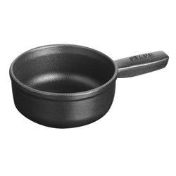 Staub+Cast+Iron+12-oz+Mini+Cheese+Fondue+Pot+-+Matte+Black+-+Discover+Gourmet