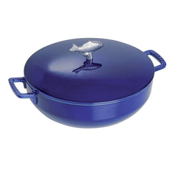 Staub+Cast+Iron+5-qt+Bouillabaisse+Pot+-+Dark+Blue+-+Discover+Gourmet
