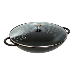 Staub+Cast+Iron+6-qt+Wok+-+Matte+Black+-+Discover+Gourmet