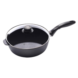 Swiss+Diamond+HD+Saut%C3%A9+Pan+with+Lid+-+Discover+Gourmet