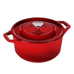 Swiss+Diamond+-+Cast+Iron+Round+Casserole+-+Discover+Gourmet
