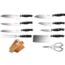 Swiss+Diamond+10+Pc.+Knife+Block+Set+-+Discover+Gourmet