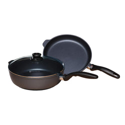 Swiss+Diamond+3+pc.+set+-+Fry+Pan+and+Saute+Pan+-+Discover+Gourmet