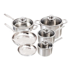 Swiss+Diamond+Premium+Clad+10+pc.+Cookware+Set+-+Discover+Gourmet