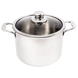 Swiss+Diamond+Premium+Clad+Stock+Pot+w%2FLid+-+7.9+Qt.+-+Discover+Gourmet