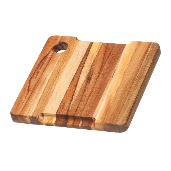 Proteak Teak Haus Cutting Board 8 x 8 with Juice Groove