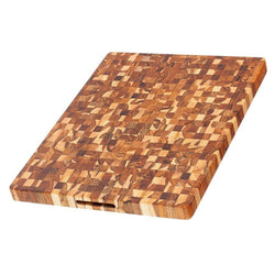 Teakhaus+End+Grain+Carving+Board+with+Hand+Grips%2C+24%E2%80%B3+x+18%E2%80%B3+x+1.5%E2%80%B3+-+Discover+Gourmet