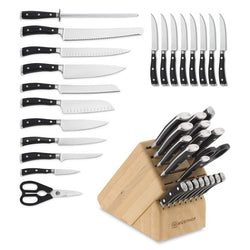 Wusthof+Classic+Ikon+20-Piece+Block+Set+%28Acacia%29