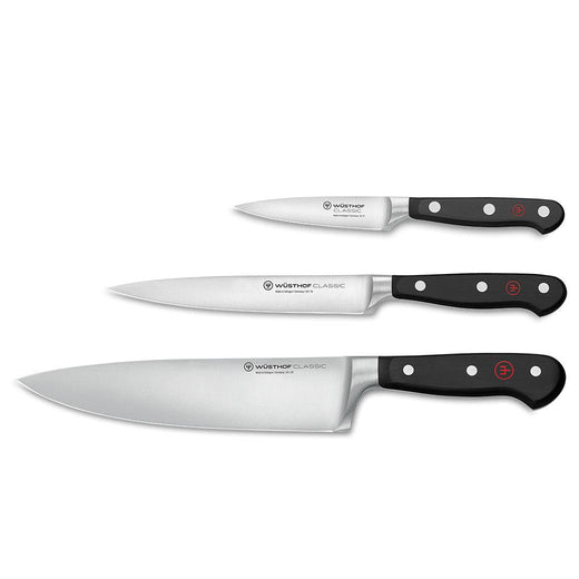 Wusthof Classic 3-piece Knife Chef's Set - Discover Gourmet