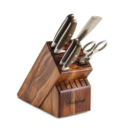 Wusthof+Knife+Sets+Wusthof+Epicure+7-piece+Knife+Block+Set+-+Acacia+JL-Hufford
