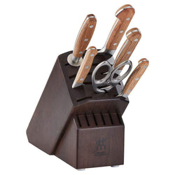 Zwilling+J.A.+Henckels+Knife+Sets+Walnut+Zwilling+Pro+Holm+Oak+7-piece+Knife+Block+Set+JL-Hufford