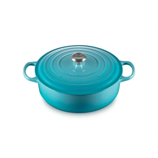 Le Creuset  6.75 qt Signature Cast Iron Wide Round Dutch Oven