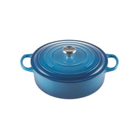 Le Creuset  6.75 qt Signature Cast Iron Wide Round Dutch Oven