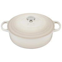 Le Creuset  6.75 qt Signature Cast Iron Wide Round Dutch Oven