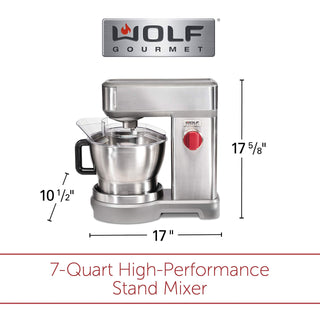  Wolf Gourmet High-Performance Stand Mixer, 7 qrt, with